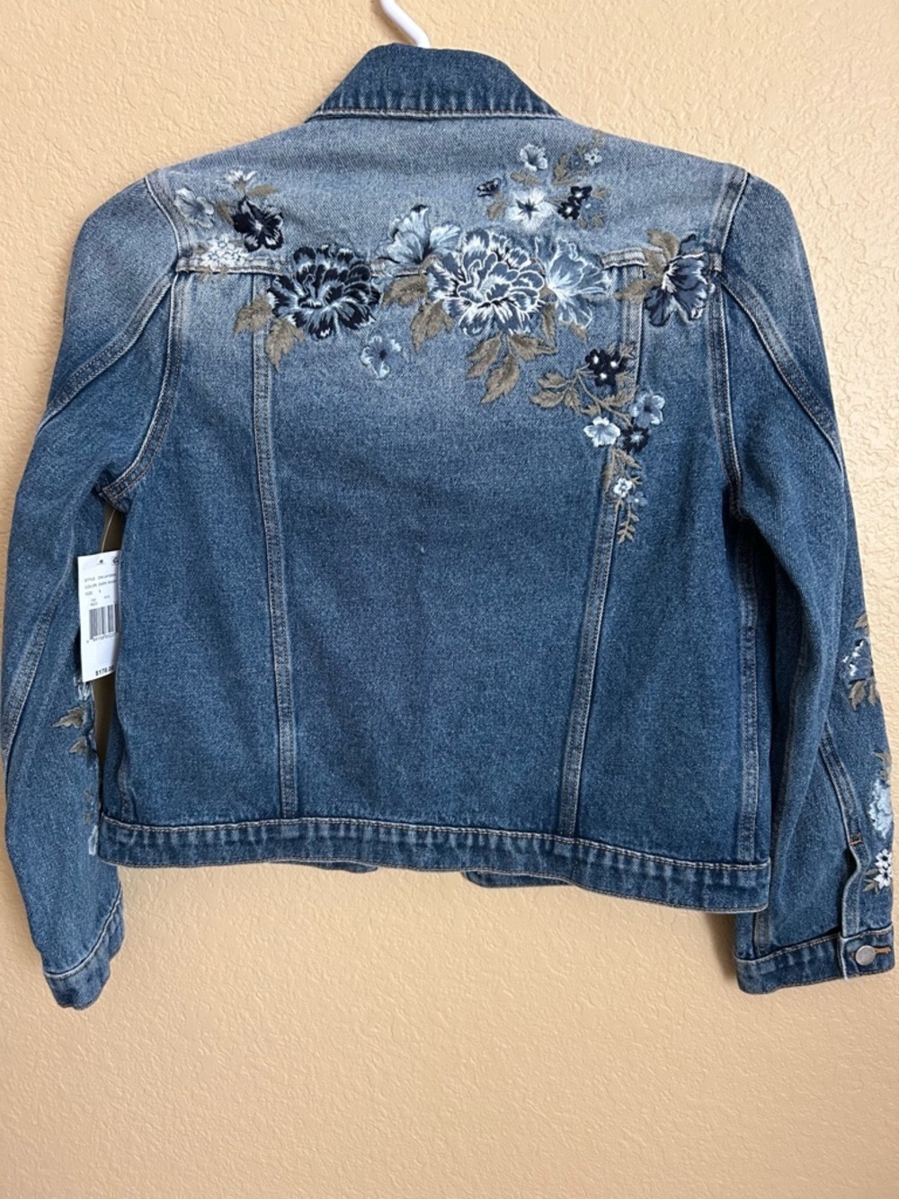 Driftwood X Bluebell Fleur Embroidered Denim Jacket - Picture 4 of 11